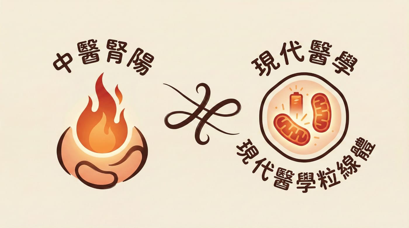 中醫宮寒與西醫粒線體功能對照