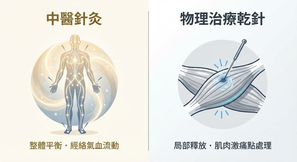 針灸治療療程規劃、急性期與慢性期治療頻率建議、健康恢復曲線圖。