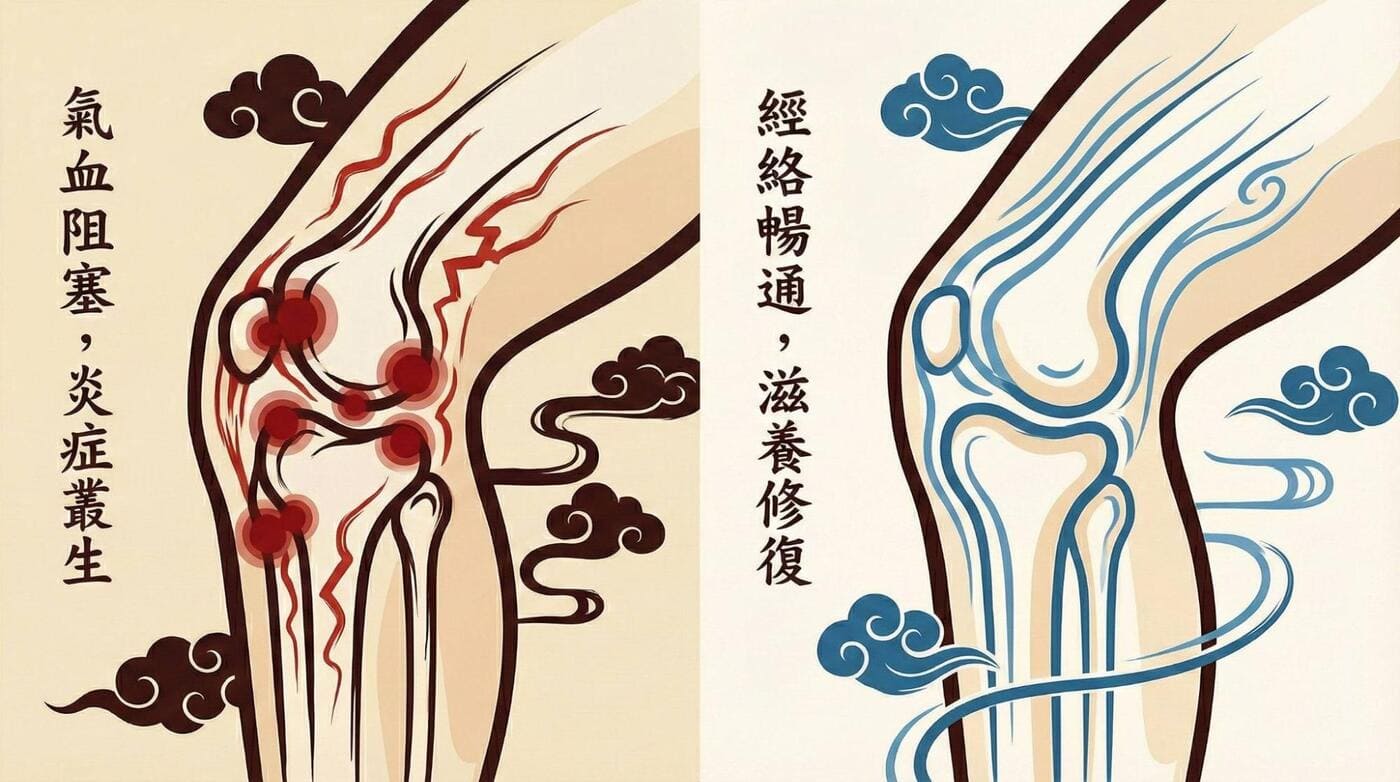中醫觀點：經絡暢通，滋養修復